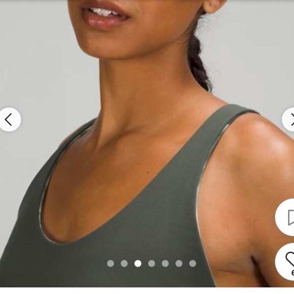 Lululemon Athletica Align Reversible Womens SZ 4 Sports Bra Diamond Dye - Picture 3 of 12